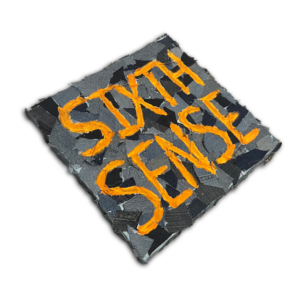 Denim Scraps Canvas Painting