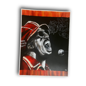 Stevie Wonder Painting Print