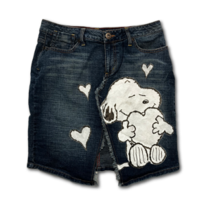 Hand-painted Snoopy Skirt