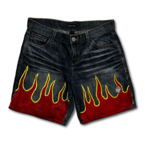 Hand-painted Jorts