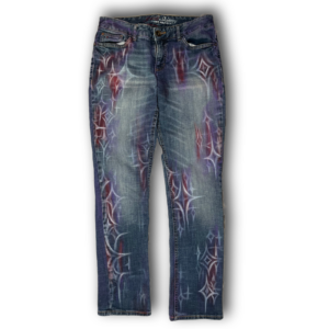 Hand-painted Y2K Jeans